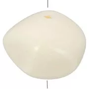 12x15mm Nugget Opaque resin beads - Ecru x6