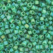Miyuki Delica 11/0 DB0858 - Matte Transparent Green AB