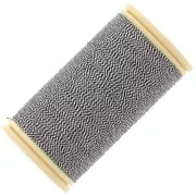 Au Chinois Metallic embroidery thread n°40 - Argent Chiné (125) x100m