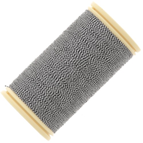 Au Chinois Metallic embroidery thread n°40 - Argent Chiné (125) x100m