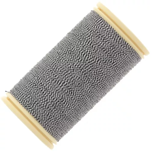 Au Chinois Metallic embroidery thread n°40 - Argent Chiné (125) x100m