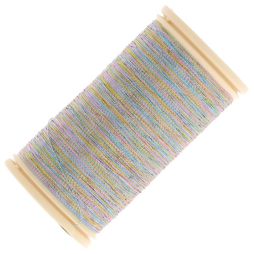 Au Chinois Metallic embroidery thread n°40 - Harlequin (182) x100m