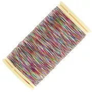 Au Chinois Metallic embroidery thread n°40 - Tutti Frutti (205) x100m