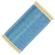 Au Chinois Metallic embroidery thread n°40 - Ocean Blue (222) x100m|raw }}