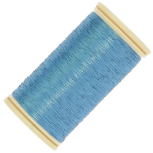 Au Chinois Metallic embroidery thread n°40 - Ocean Blue (222) x100m