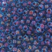 Miyuki Seed beads 11/0 346 - Magenta Lined Aqua Luster|raw }}