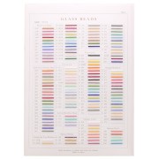 Sample Card Miyuki Rocailles 15/0 et 2 Cut (Hexagon) Vol.1 et Vol.2