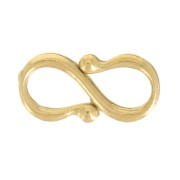 9x5mm 304L stainless steel Hook clasp - Gold x1|raw }}