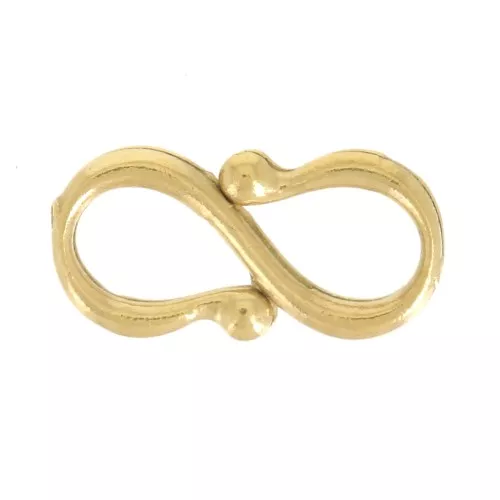 9x5mm 304L stainless steel Hook clasp - Gold x1