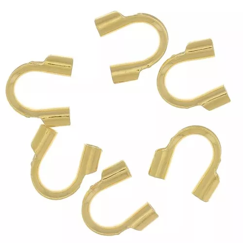 1mm 304L stainless steel Wire guardians - Gold x10