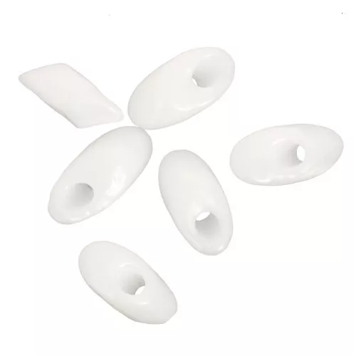 4x7mm Miyuki Long Magatama LMA-402 - Opaque White x10g