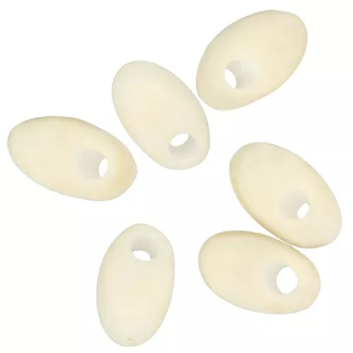 4x7mm Miyuki Long Magatama LMA-2021 - Opaque Cream Mat x10g
