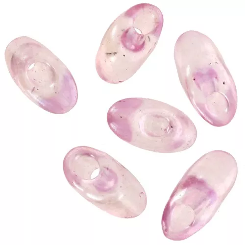 4x7mm Miyuki Long Magatama LMA-3503 - Transparent Pale Orchid Luster x10g