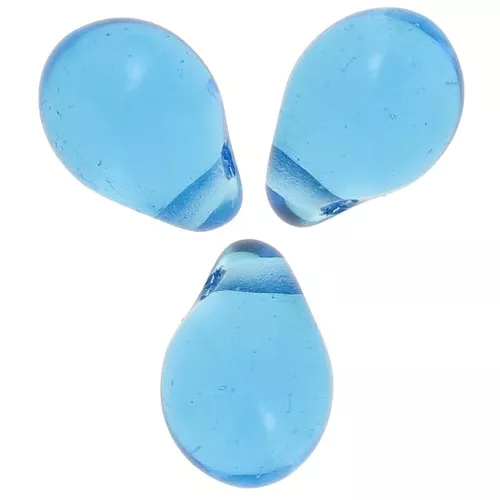 5x7mm Drops - Aquamarine x25