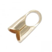 Terminators for 4mm cord Gold filled x2|raw }}