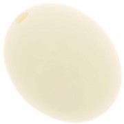 14x11mm Opaque resin olive beads - Ecru x6|raw }}