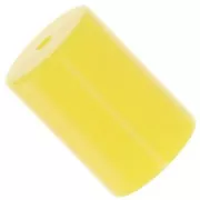 Yellow - 13x9mm Opaque resin cylindrical tube bead - Sunshine yellow x6 13x9mm Opaque resin cylindrical tube bead - Sunshine yellow x6