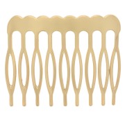23x29mm Small hair comb barrette to decorate - Gold Tone x1|raw }}