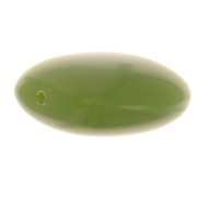 16mm Flat beads - rounded square - opaque resin - Khaki x5