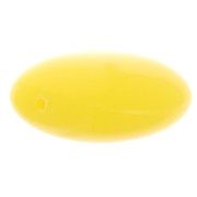 16mm Flat beads - rounded square - opaque resin - Sunshine yellow x5