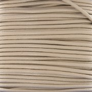 2mm European leather cord - Beige x1m|raw }}