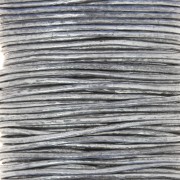 2mm European leather cord - Silver x1m|raw }}