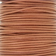 2mm European leather cord - Copper x1m|raw }}