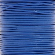 1mm European leather cord - Hard blue x1m|raw }}