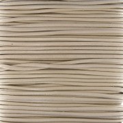 1mm European leather cord - Beige x1m|raw }}