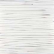 1mm European leather cord - White x1m
