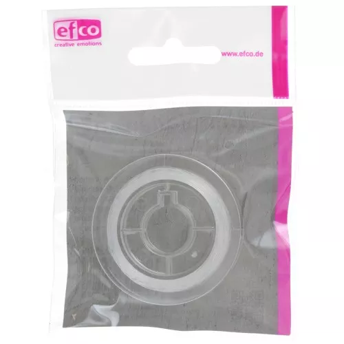 0.5mm Polyester elastic thread - Efco - Transparent x10m