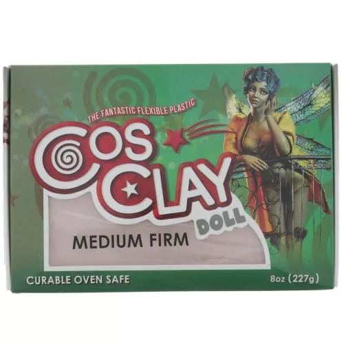 Cosclay Doll polymer clay - Medium Firm - Warm Beige x227g
