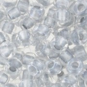 Miyuki Seed beads 8/0 242 - Spkl Pewter Lined Crystal x8g