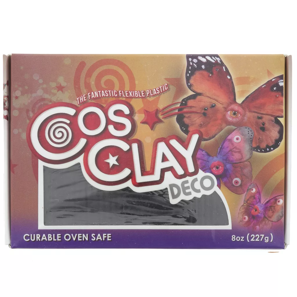 Cosclay Flexible Polymer Clay - Deco Line Champagne Shimmer (8oz), Stays Flexible After Baking - View #8