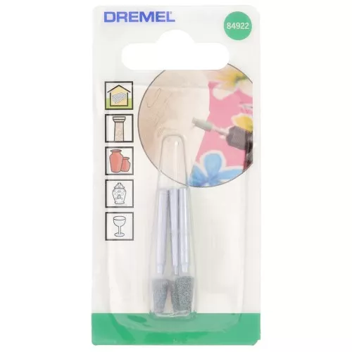 11x5mm Silicon carbide abrasive wheels - Dremel - medium grit x3