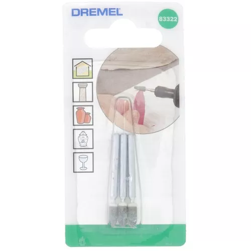 10x4mm Silicon carbide abrasive wheels - Dremel - medium grit x3