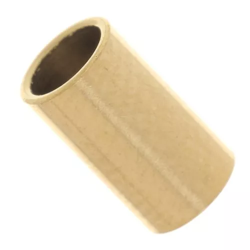 304 stainless steel Finishing tube ends for 3mm cord - Gold x4