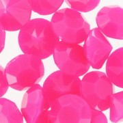 Round Cabochon 8mm neon pink x20