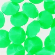 Round Cabochon 8mm neon green x20