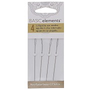 0.51mm Thick needles with reformable eye - Beadsmith x4
