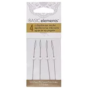 0.60mm Extra thick needles with reformable eye - Beadsmith x4