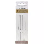 0.60mm Large reformable eye needles - Beadsmith x4