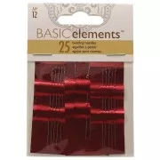 Beading needles n°12 - Steel x25