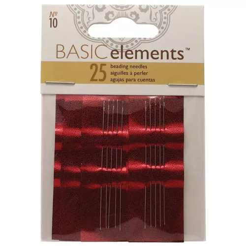 Beading needles n°10 - Steel x25