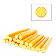 Polymer clay cane 5x50mm Orange