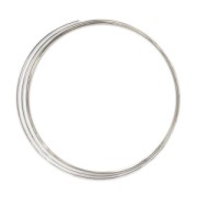 Memory bracelet, 66 mm to 79 mm - Stainless steel, 5 wraps