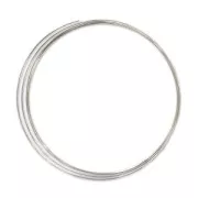 Memory bracelet, 66 mm to 79 mm - Stainless steel, 5 wraps