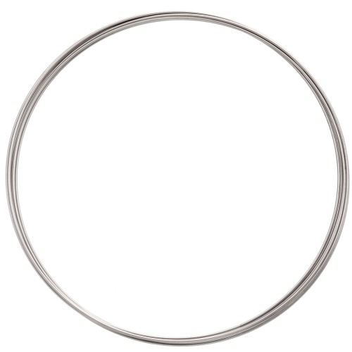 Memory bracelet, 66 mm to 79 mm - Stainless steel, 5 wraps