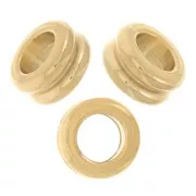 Large hole washers 6.4x3 mm - 304 Stainless Steel Gold x5