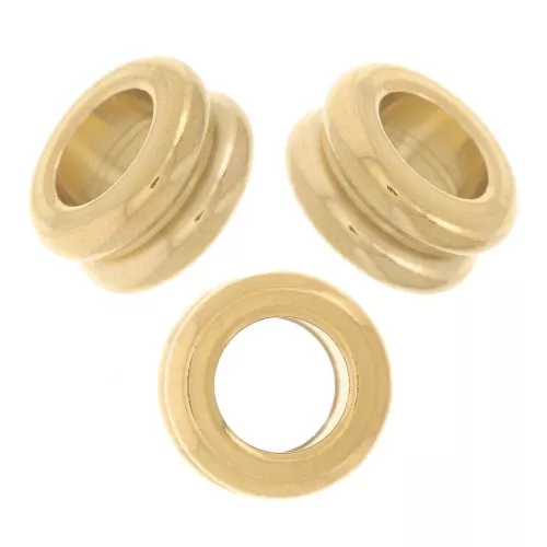 Large hole washers 6.4x3 mm - 304 Stainless Steel Gold x5